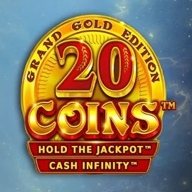 20 Coins Grand Gold Edition slot logo by Wazdan at Vipzino Casino