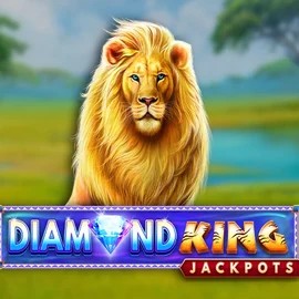 Diamond King Jackpots logo by SpinPlay Games Vipzino Casino