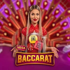 Live Casino logo of Mega Baccarat from Pragmatic Play at Vipzino Casino