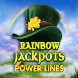Rainbow Jackpots Power Lines logo by Red Tiger Gaming at Vipzino Casino